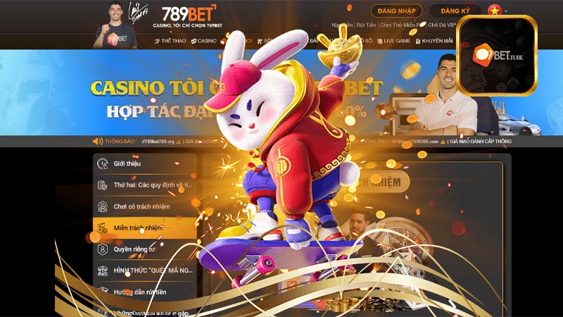 Cập nhật nội quy miễn trừ trách nhiệm mới nhất của 789Bet